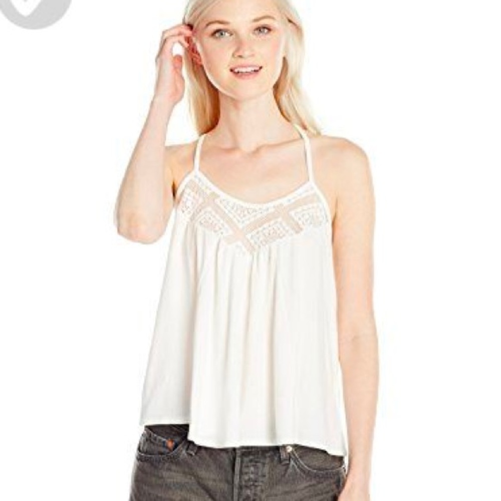 BILLABONG Makes Sense crochet tank top
